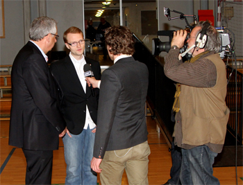 Interview i TV2 Lorry om ny fjordforbindelse med Transportministeren.